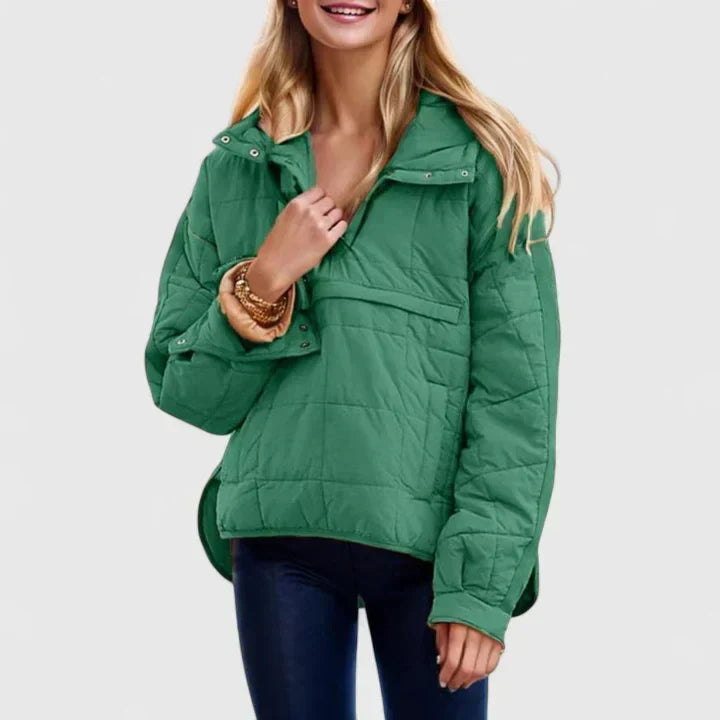 Ryleyann | Elegant Padded Coat with Hood