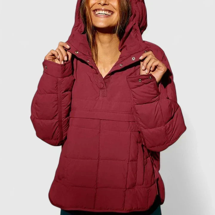 Ryleyann | Elegant Padded Coat with Hood