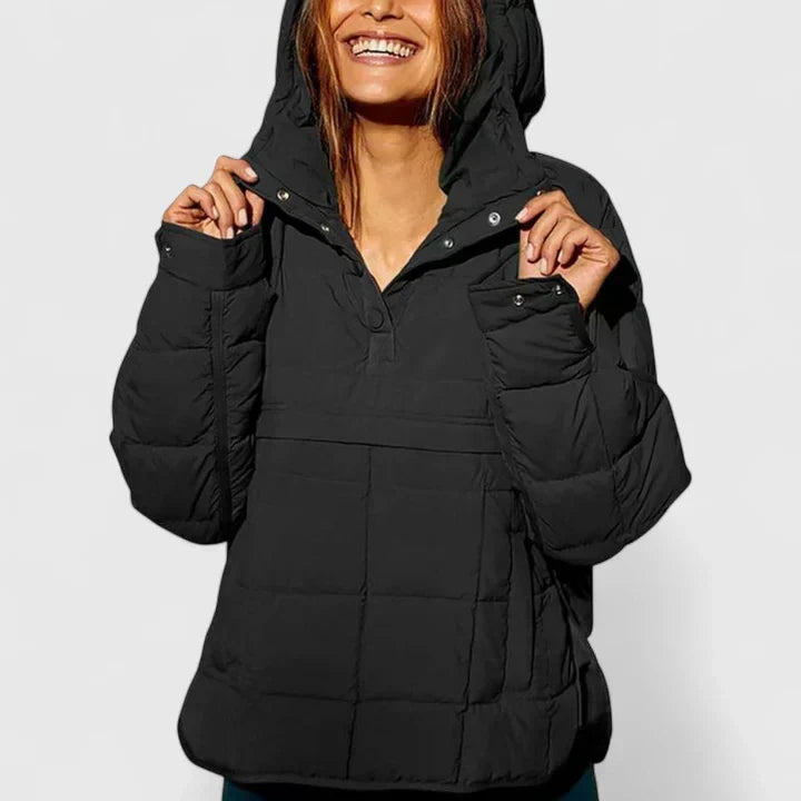 Ryleyann | Elegant Padded Coat with Hood