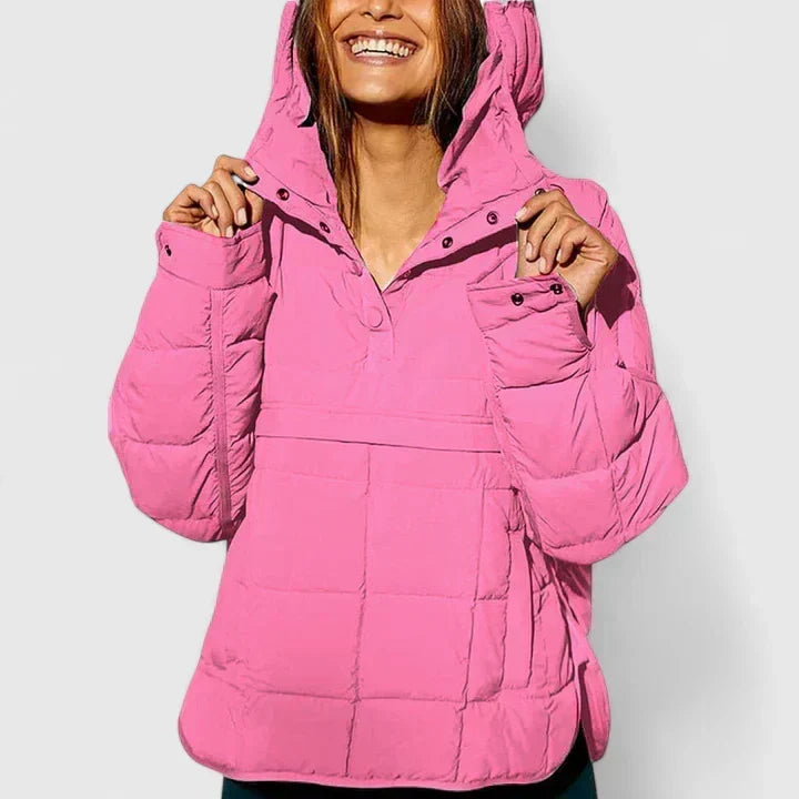 Ryleyann | Elegant Padded Coat with Hood