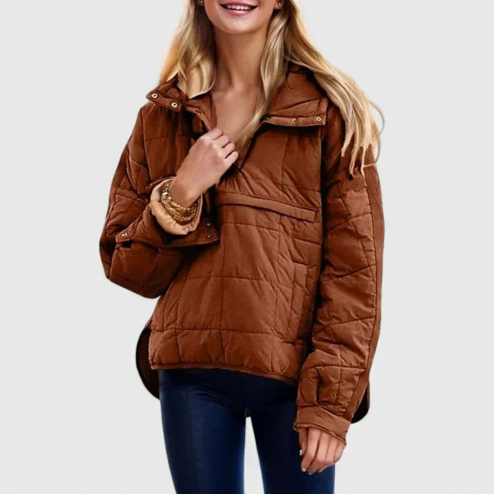 Ryleyann | Elegant Padded Coat with Hood
