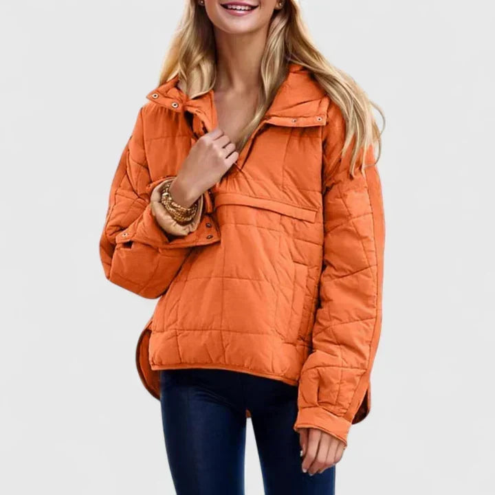 Ryleyann | Elegant Padded Coat with Hood