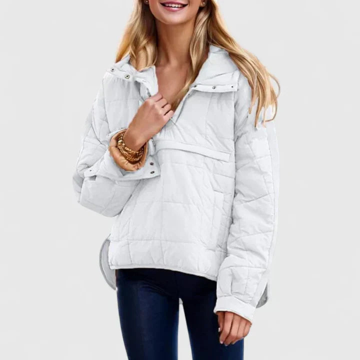 Ryleyann | Elegant Padded Coat with Hood