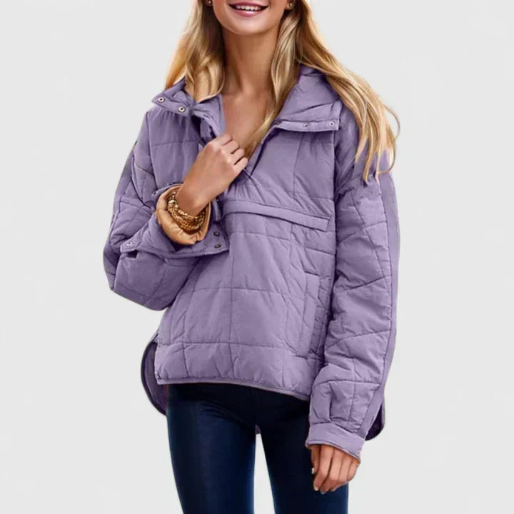 Ryleyann | Elegant Padded Coat with Hood