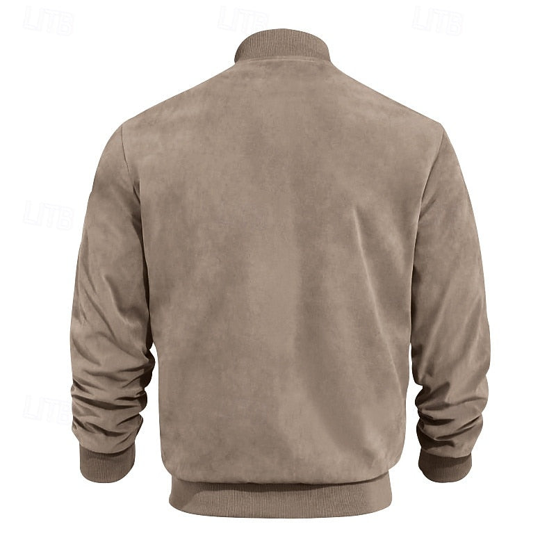 Lincoln | Stand Collar Zip Jacket