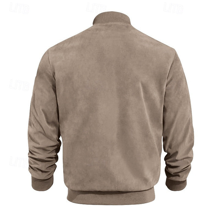 Lincoln | Stand Collar Zip Jacket