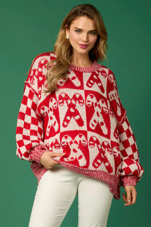 Saar | Crew-Neck Ribbed Casual Sweater