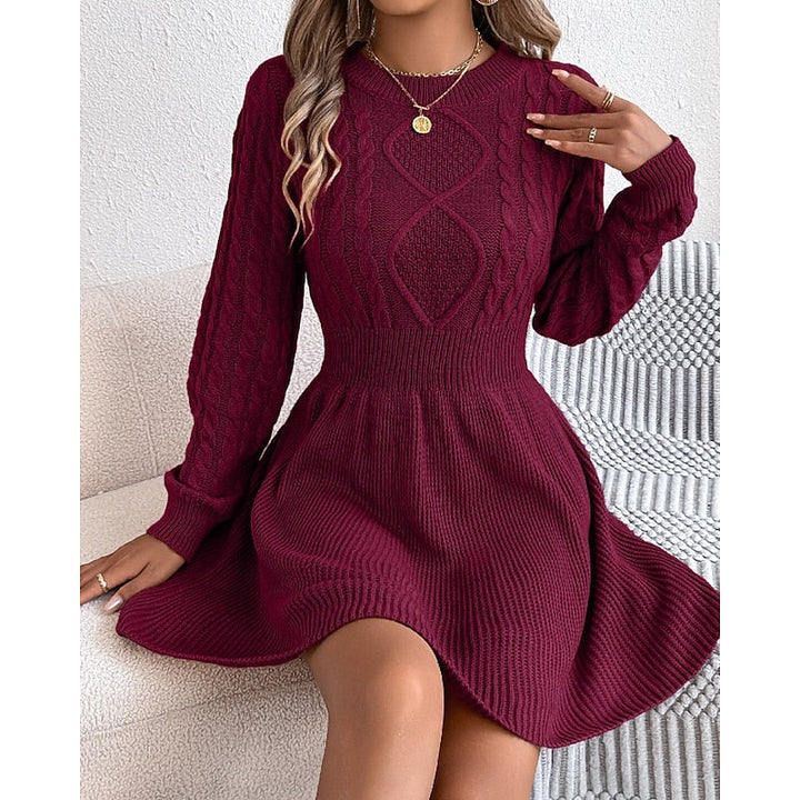 Whitney | Cable Knit Sweater Dress
