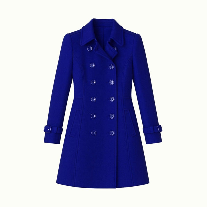 Sena | Minimalist Trench Coat with Notch Lapel and Fit-and-Flare