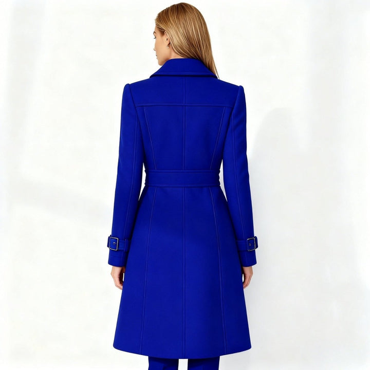 Sena | Minimalist Trench Coat with Notch Lapel and Fit-and-Flare