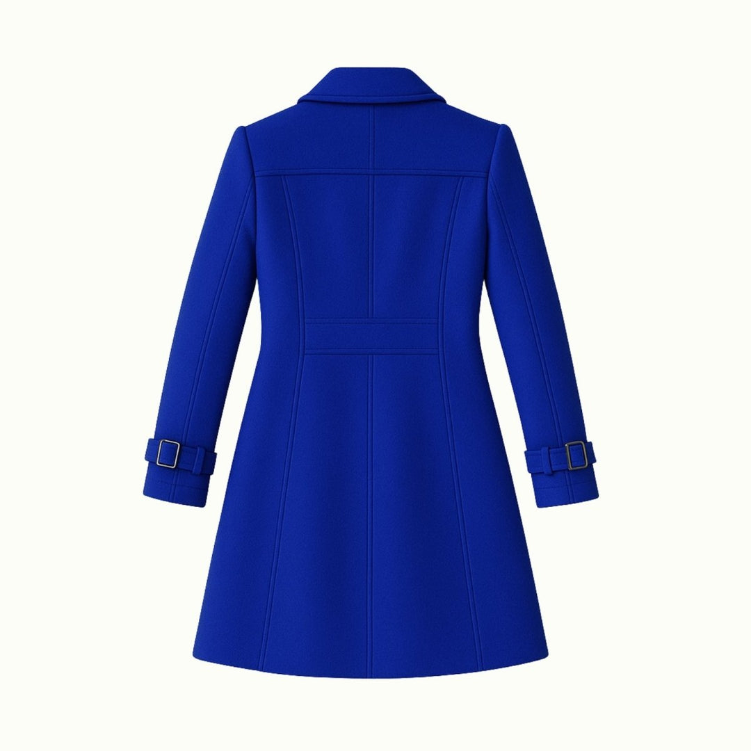 Sena | Minimalist Trench Coat with Notch Lapel and Fit-and-Flare