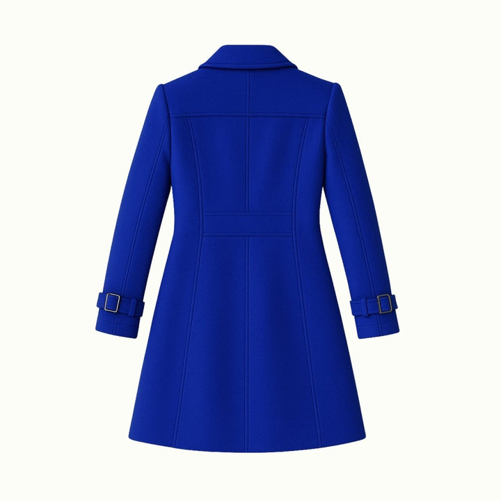 Sena | Minimalist Trench Coat with Notch Lapel and Fit-and-Flare