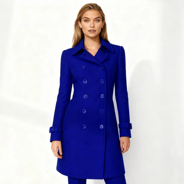Sena | Minimalist Trench Coat with Notch Lapel and Fit-and-Flare