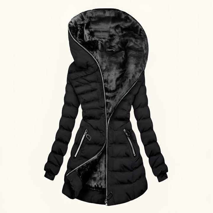 SAMANTHA – ELEGANT ASYMMETRICAL WINTER COAT