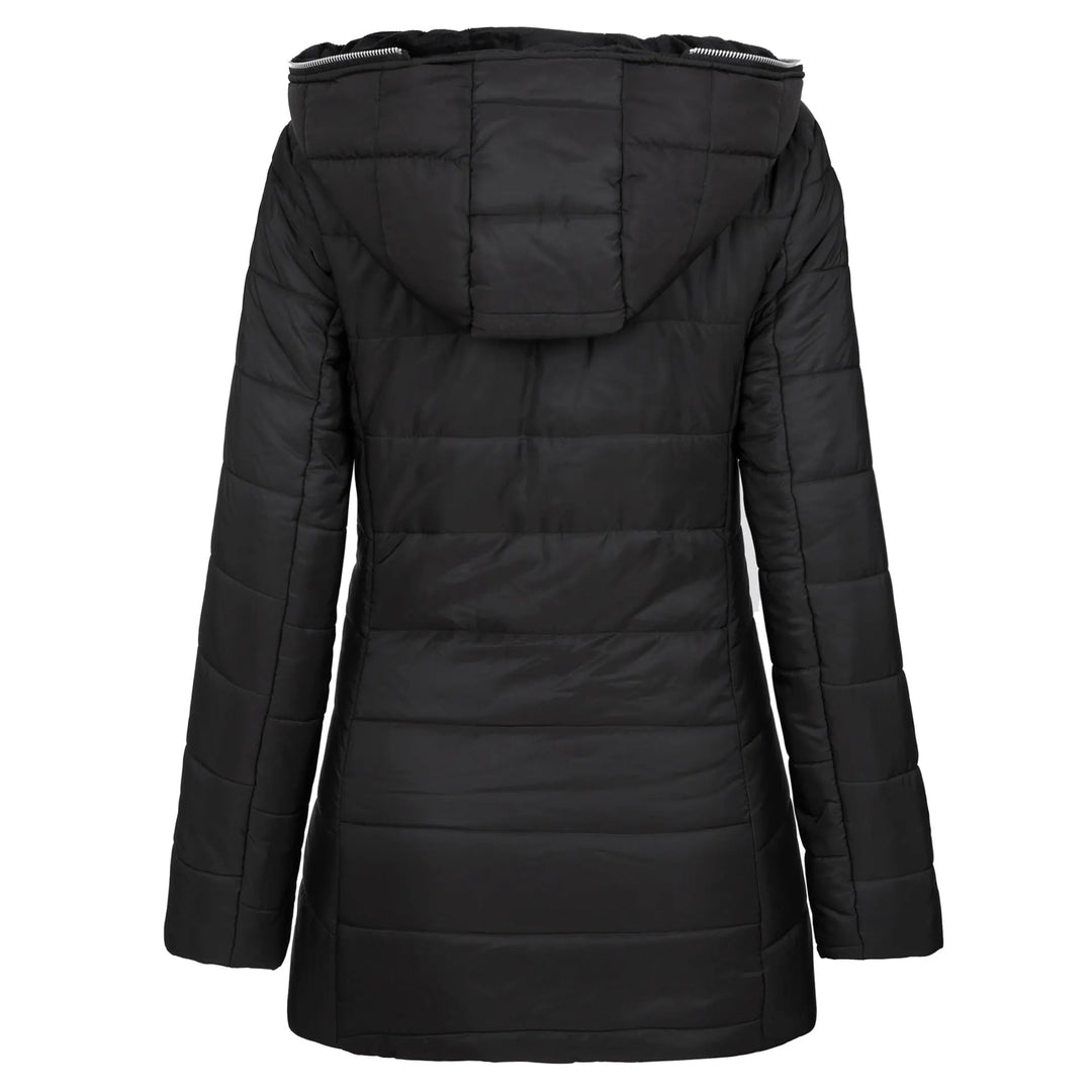 SAMANTHA – ELEGANT ASYMMETRICAL WINTER COAT