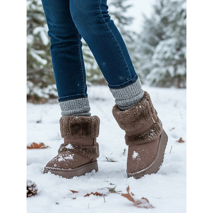 Cecily | Cozy Snow Boots with Fur Trim