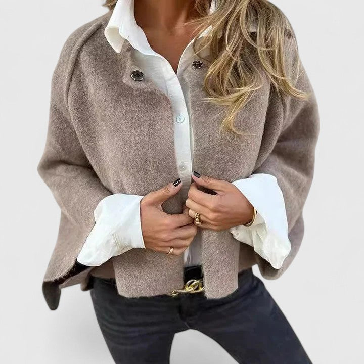 CHELSEA – VIBRANT TEXTURE BUTTON JACKET