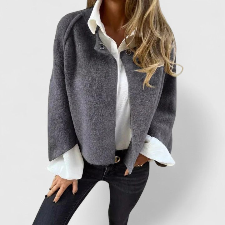 CHELSEA – VIBRANT TEXTURE BUTTON JACKET