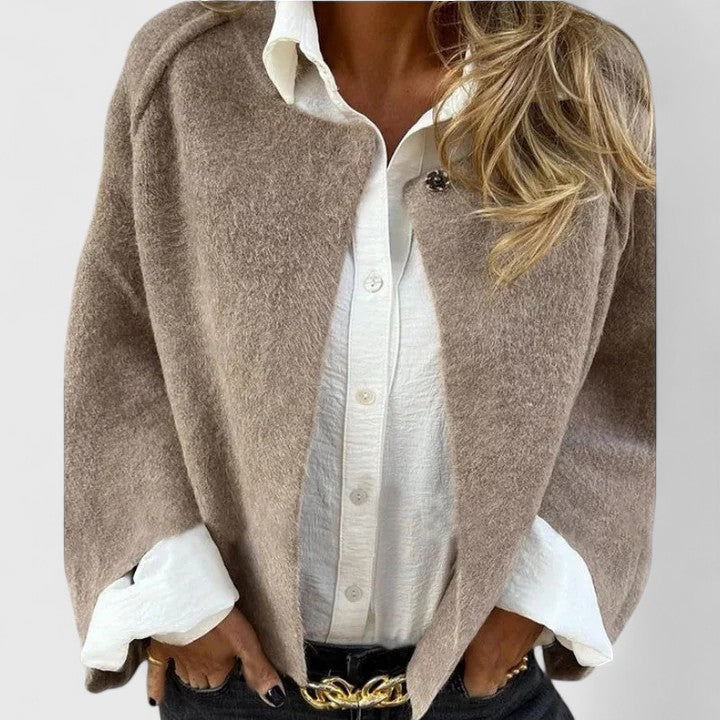 CHELSEA – VIBRANT TEXTURE BUTTON JACKET