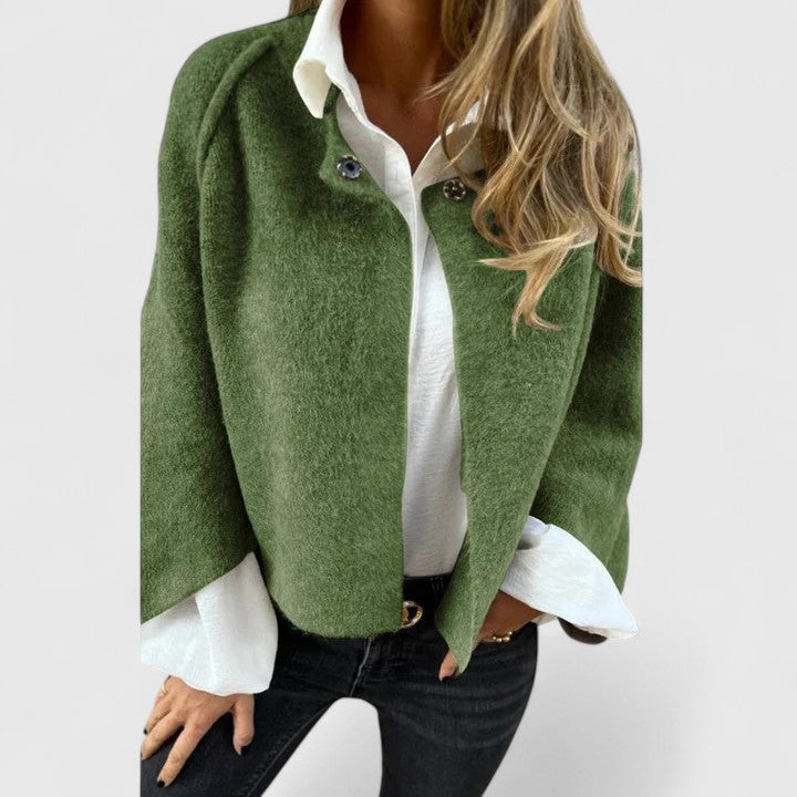 CHELSEA – VIBRANT TEXTURE BUTTON JACKET