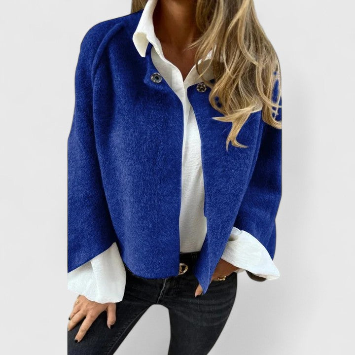 CHELSEA – VIBRANT TEXTURE BUTTON JACKET