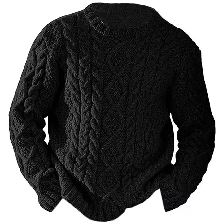 Ellis | Cable Knit Sweater with Round Neck