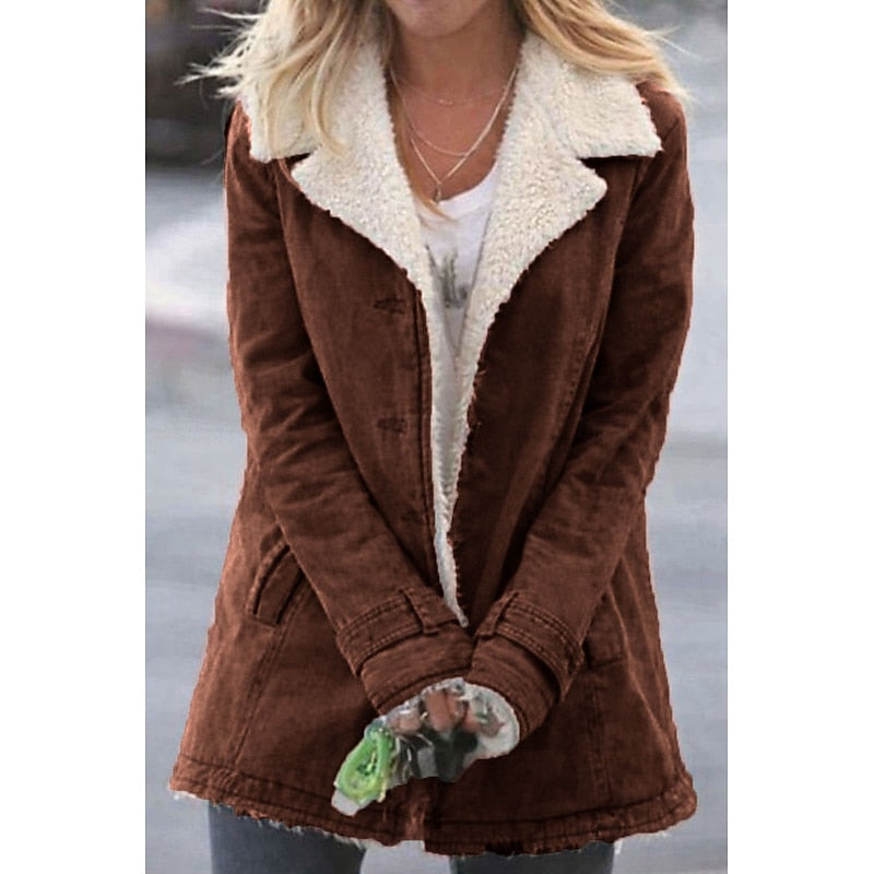 Brynn | Cozy Sherpa-Lined Coat