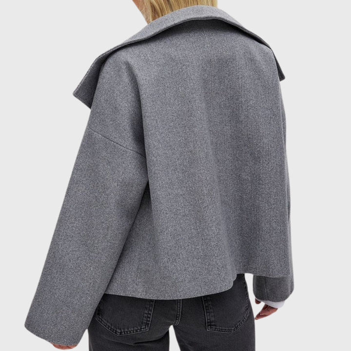 Szilvia | Oversized Double-Sided Sculpted Coat
