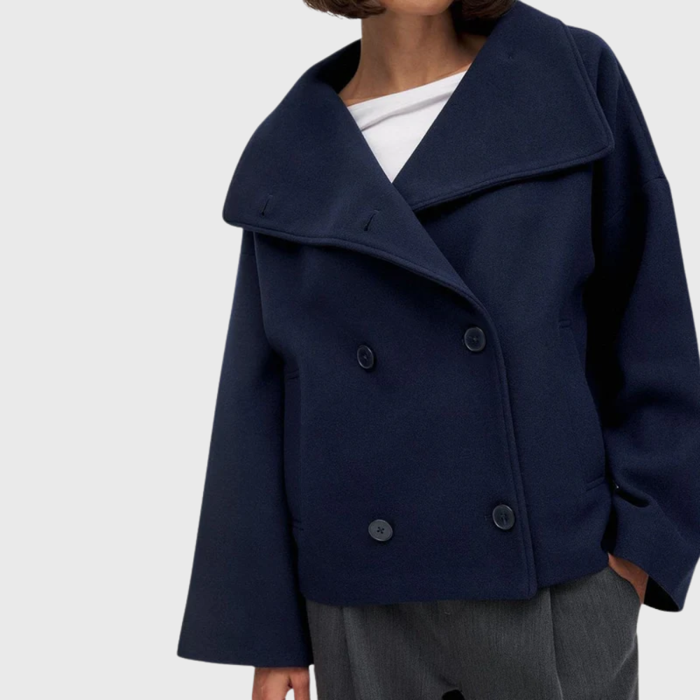 Szilvia | Oversized Double-Sided Sculpted Coat