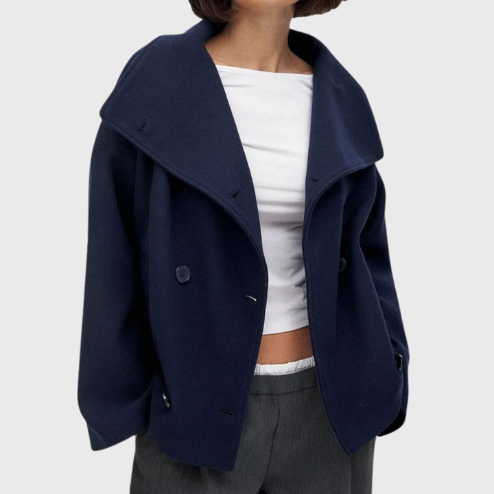 Szilvia | Oversized Double-Sided Sculpted Coat