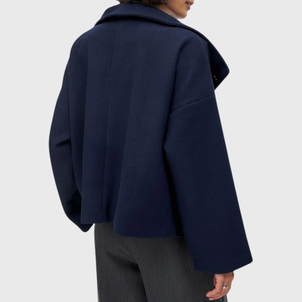Szilvia | Oversized Double-Sided Sculpted Coat