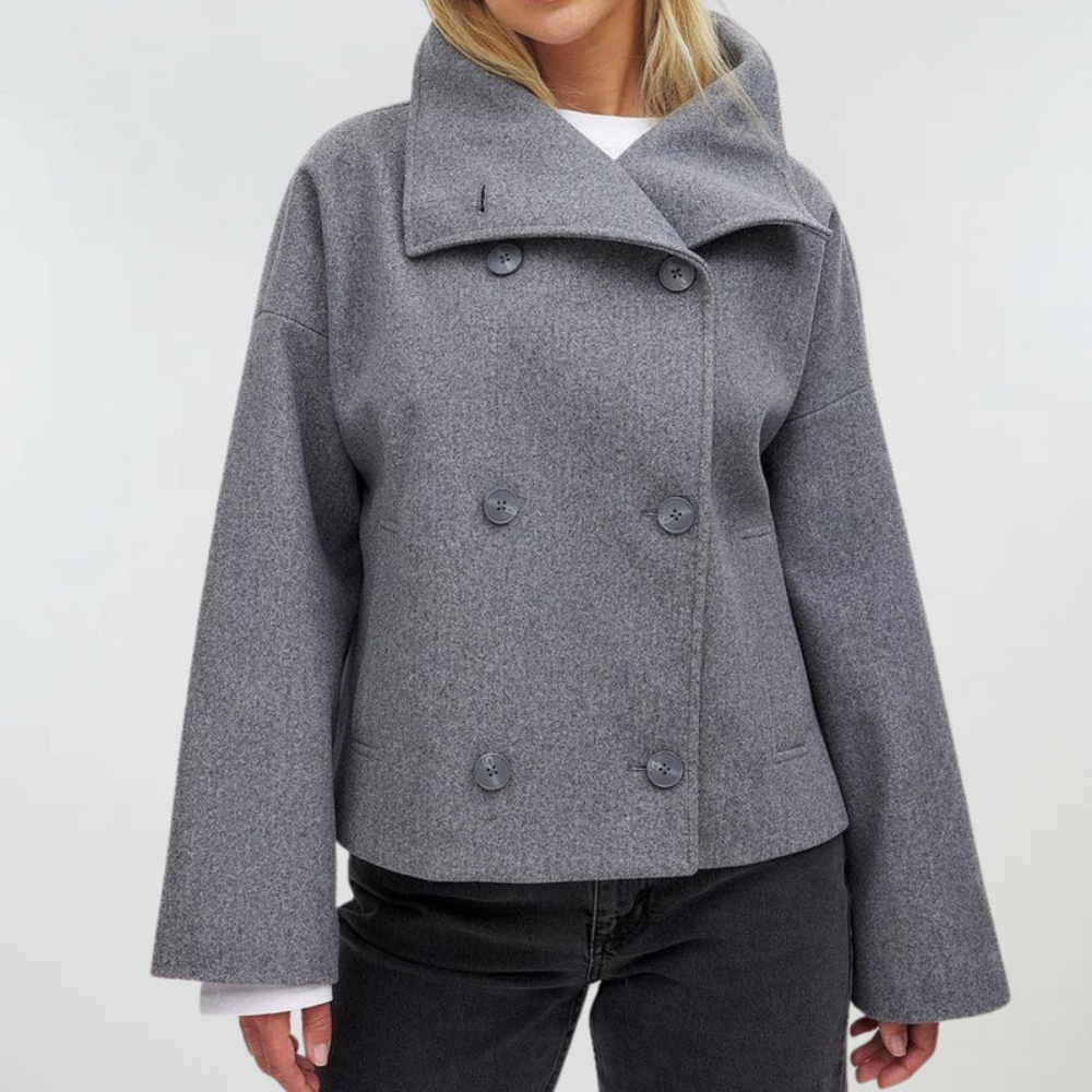 Szilvia | Oversized Double-Sided Sculpted Coat
