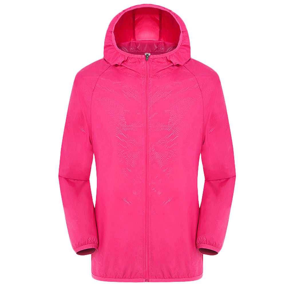 Ultra Lightweight, Foldable Rain-Resistant Wind Jacket