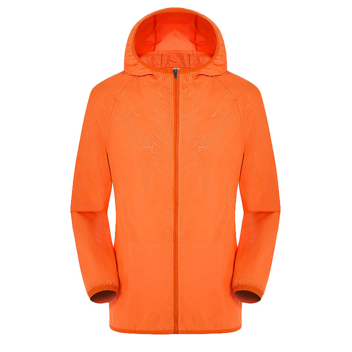 Ultra Lightweight, Foldable Rain-Resistant Wind Jacket