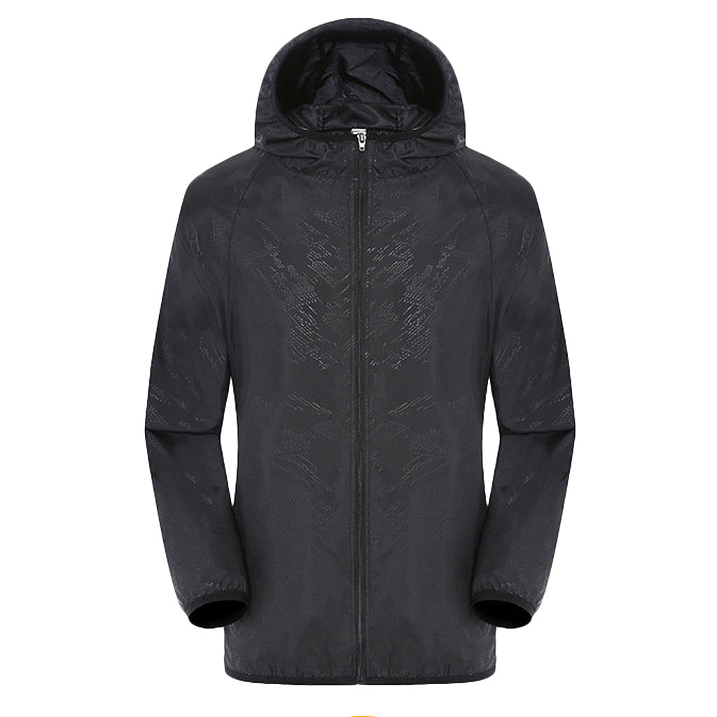 Ultra Lightweight, Foldable Rain-Resistant Wind Jacket