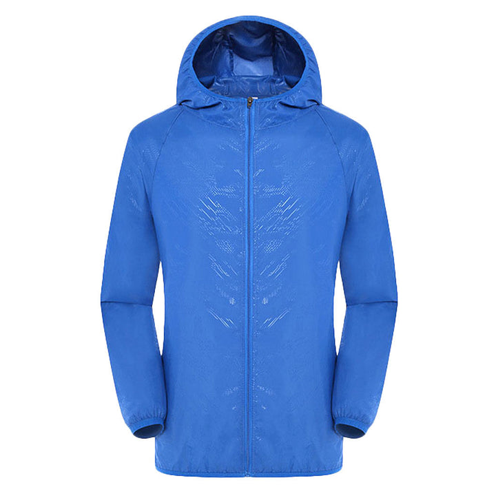 Ultra Lightweight, Foldable Rain-Resistant Wind Jacket