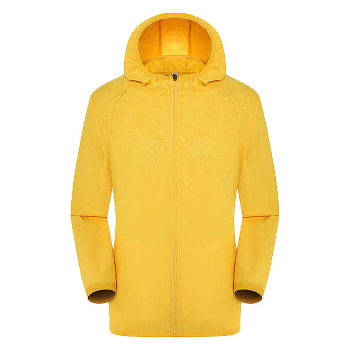 Ultra Lightweight, Foldable Rain-Resistant Wind Jacket