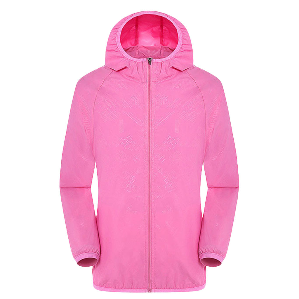 Ultra Lightweight, Foldable Rain-Resistant Wind Jacket