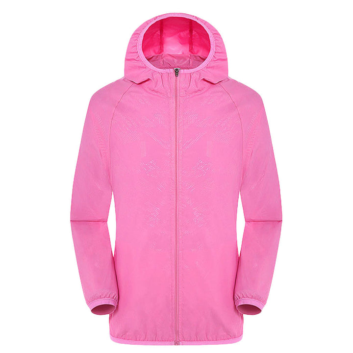 Ultra Lightweight, Foldable Rain-Resistant Wind Jacket