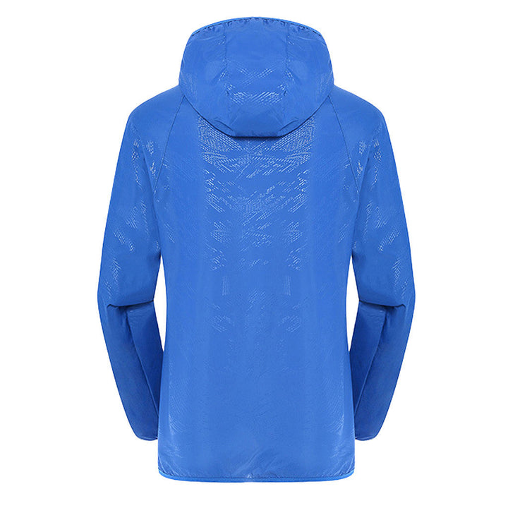 Ultra Lightweight, Foldable Rain-Resistant Wind Jacket