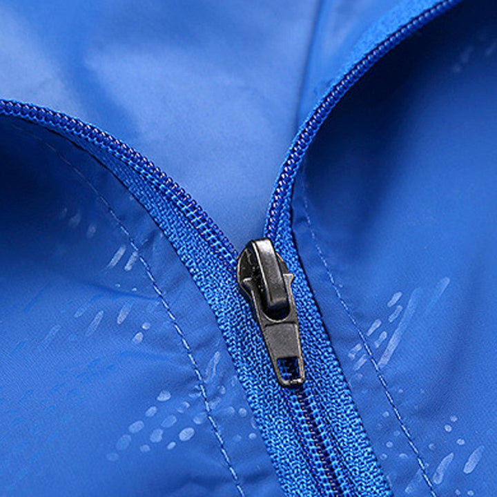 Ultra Lightweight, Foldable Rain-Resistant Wind Jacket