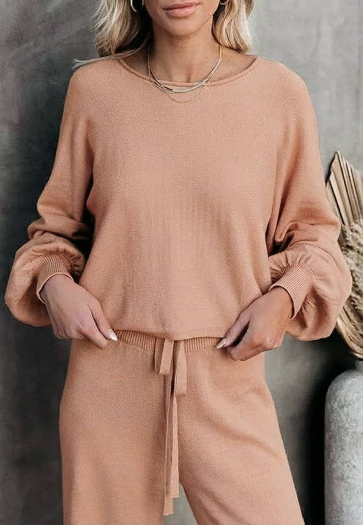 Zara | Lounge Set with Cropped Sweatshirt