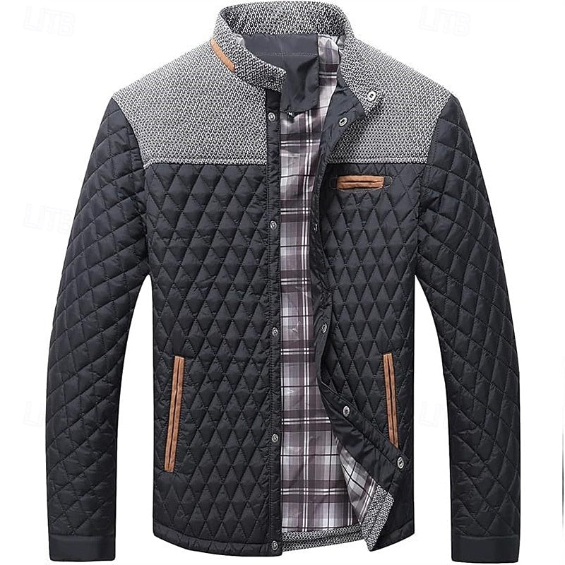 Hayes | Quilted Jacket with Stand-up Collar
