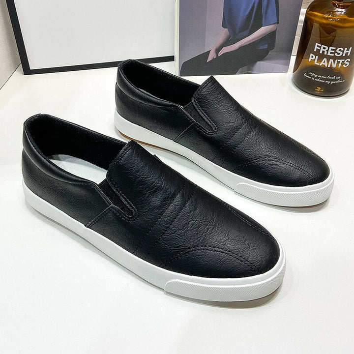 Men's Slip-On Leather Sneakers