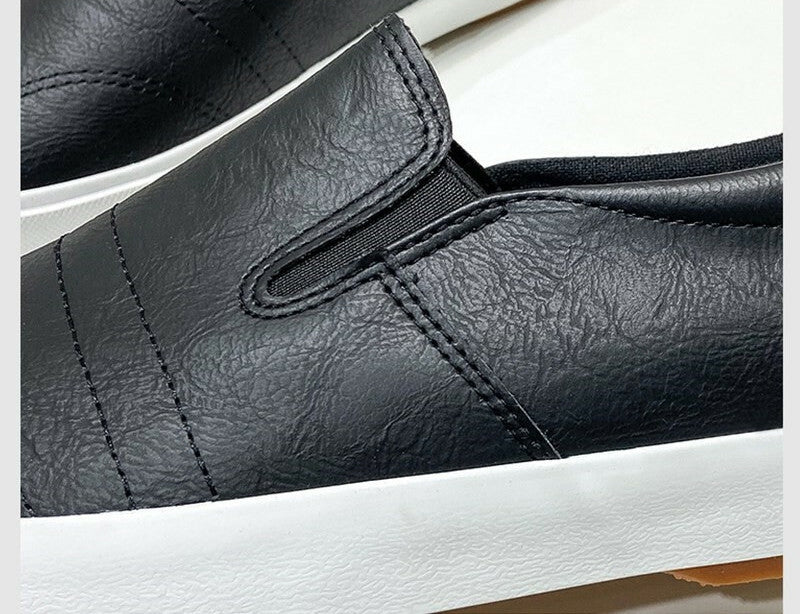 Men's Slip-On Leather Sneakers