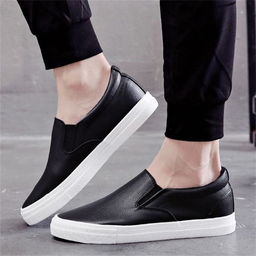 Men's Slip-On Leather Sneakers