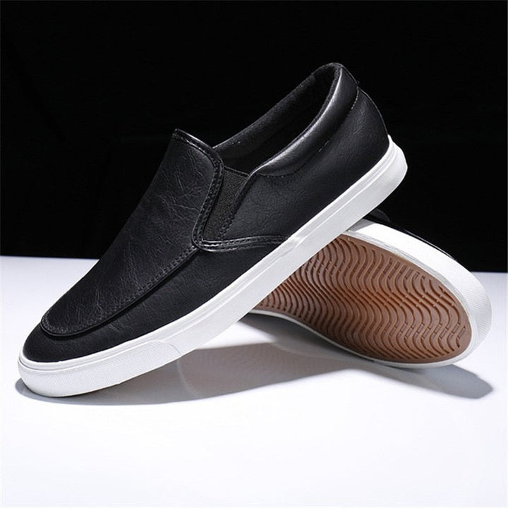 Men's Slip-On Leather Sneakers