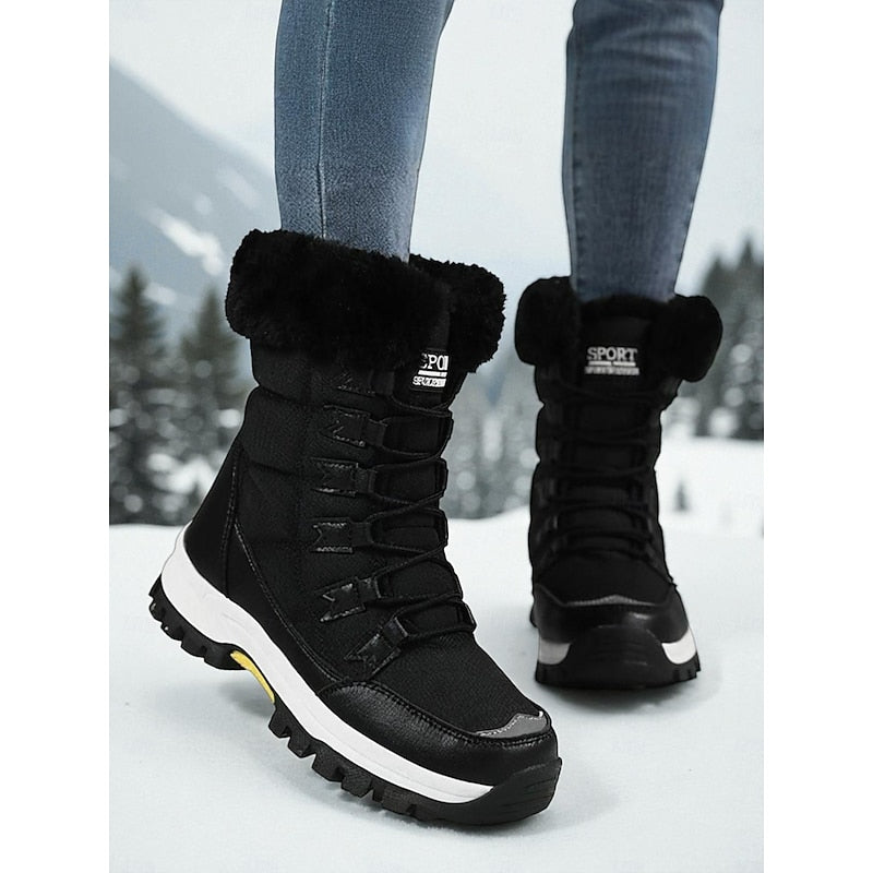 Greta | Cozy Lace-Up Shoes for Winter