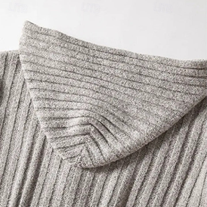 Graham | Cable Knit Hoodie Cardigan