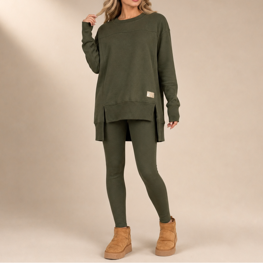 Alina | Women's Two-Piece Set with Tunic and Leggings